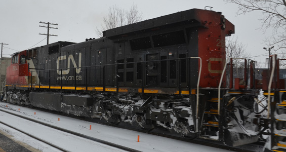 Locomotive CN2651 left side / coté gauche